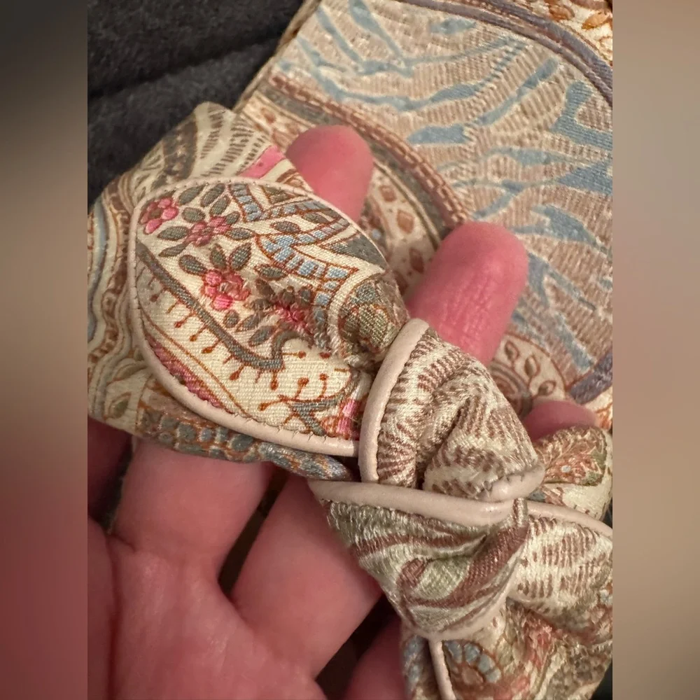 WOMENS STUART WEITZMAN MULTI-DESIGNED ANKLE STRAP ESPADRILLES WEDGE HEEL SIZE 9* - Picture 3 of 8